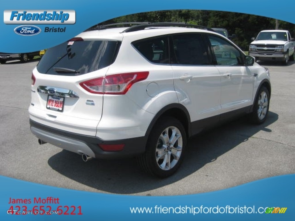 2013 Escape SEL 2.0L EcoBoost 4WD - White Platinum Metallic Tri-Coat / Medium Light Stone photo #6