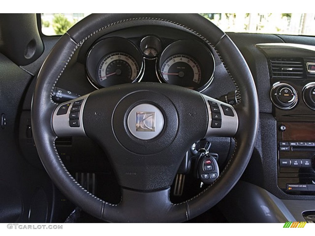 2008 Saturn Sky Red Line Roadster Tan Steering Wheel Photo #66826439