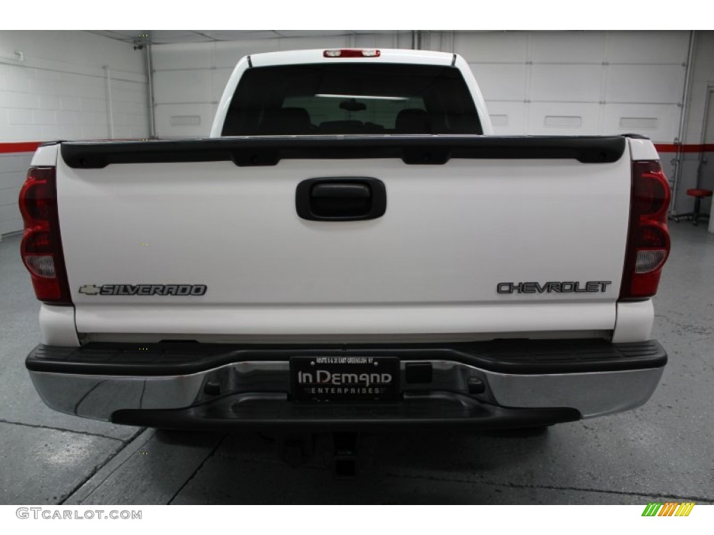 2003 Silverado 1500 LS Crew Cab 4x4 - Summit White / Dark Charcoal photo #9