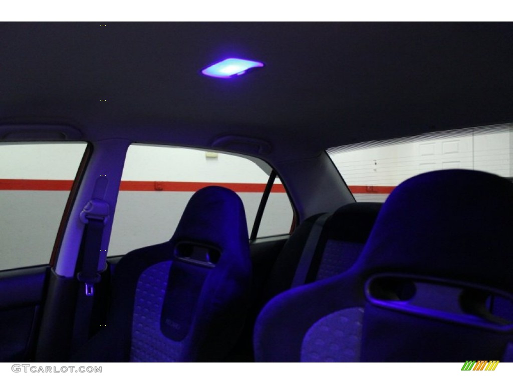 2003 Lancer Evolution VIII - Rally Red / Black/Blue photo #25