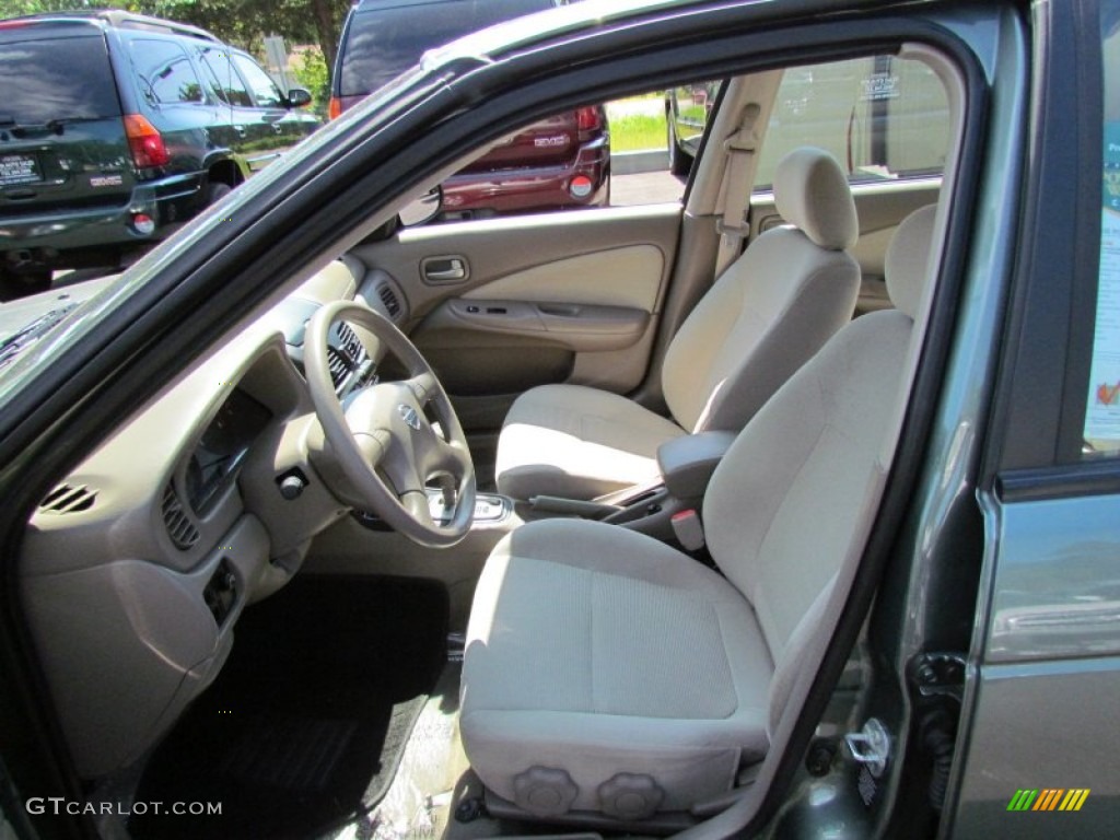 2005 Sentra 1.8 S - Jaded Green / Taupe photo #16