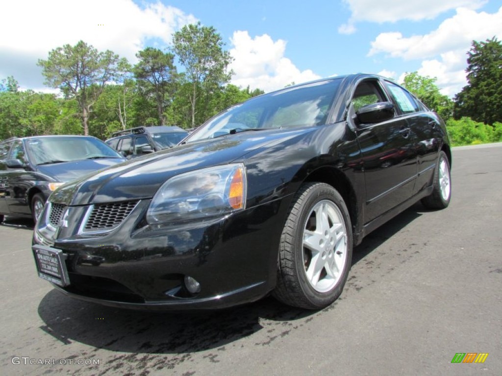 2005 Galant GTS V6 - Kalapana Black / Black photo #1