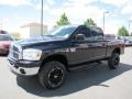 2008 Brilliant Black Crystal Pearl Dodge Ram 2500 Big Horn Quad Cab 4x4  photo #3