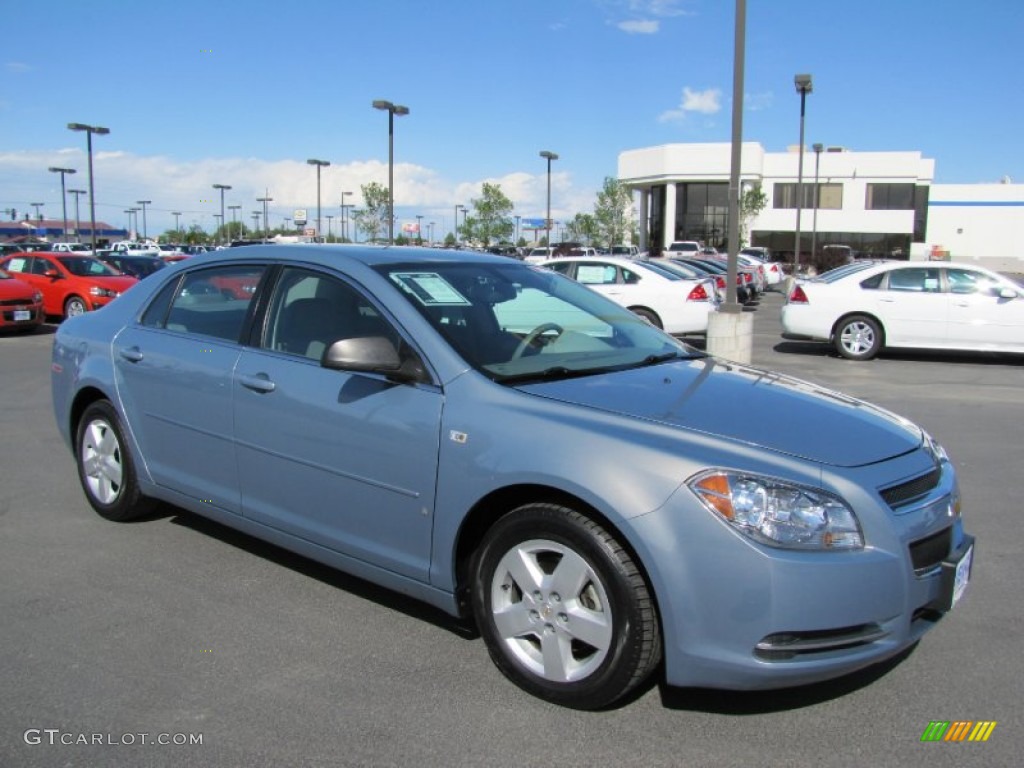 Golden Pewter Metallic 2008 Chevrolet Malibu LS Sedan Exterior Photo #66829226
