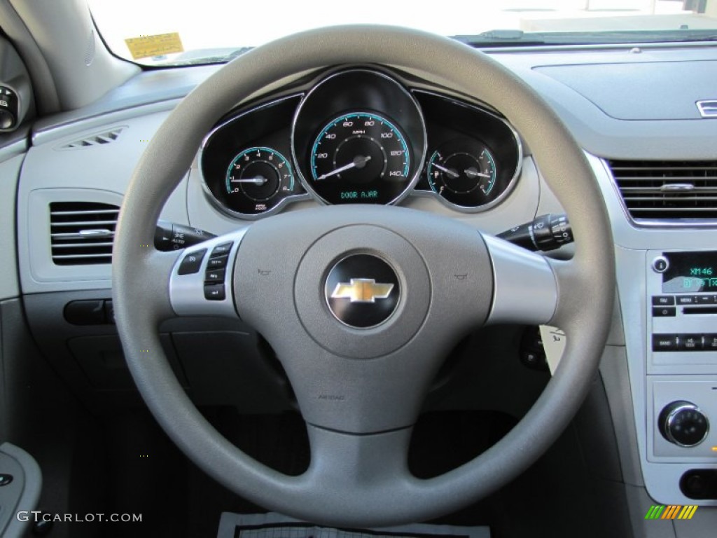 2008 Chevrolet Malibu LS Sedan Titanium Gray Steering Wheel Photo #66829313
