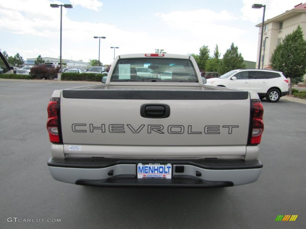 2006 Silverado 1500 Work Truck Regular Cab - Silver Birch Metallic / Dark Charcoal photo #6