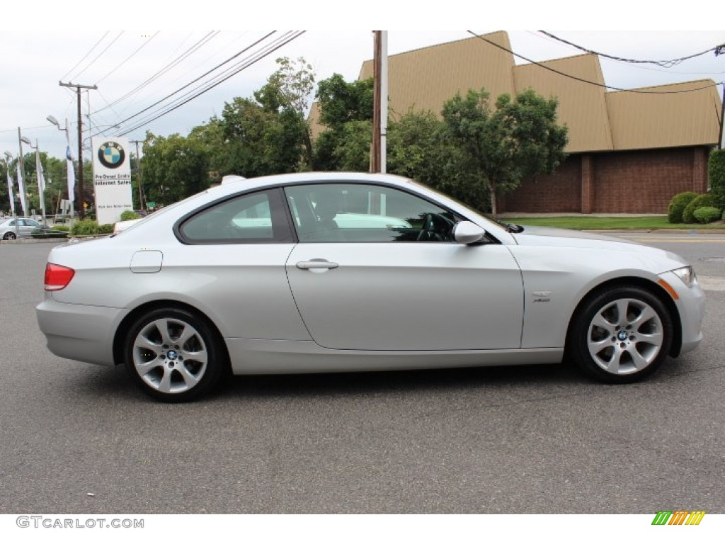 2009 3 Series 328xi Coupe - Titanium Silver Metallic / Black photo #4