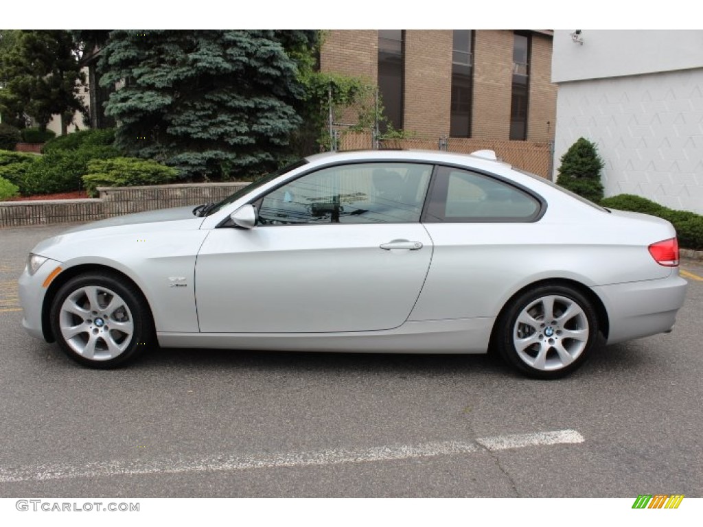 2009 3 Series 328xi Coupe - Titanium Silver Metallic / Black photo #8