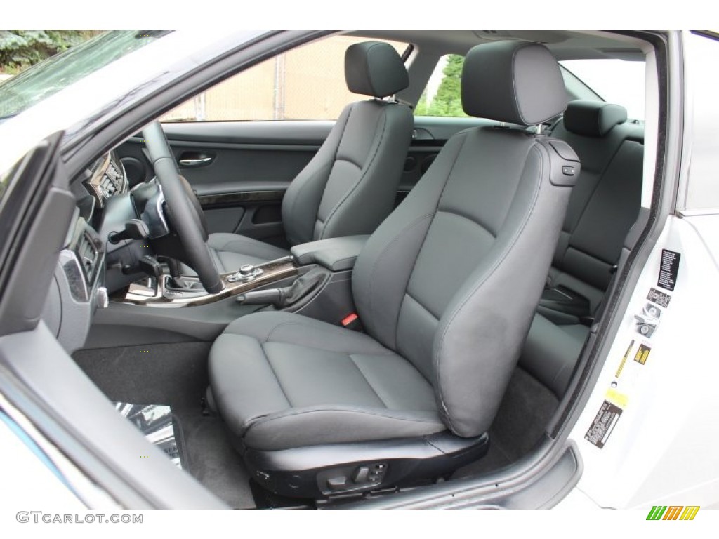 2009 3 Series 328xi Coupe - Titanium Silver Metallic / Black photo #12