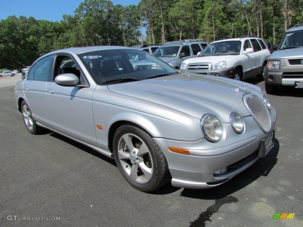 Platinum Metallic 2003 Jaguar S-Type 3.0 Exterior Photo #66830339