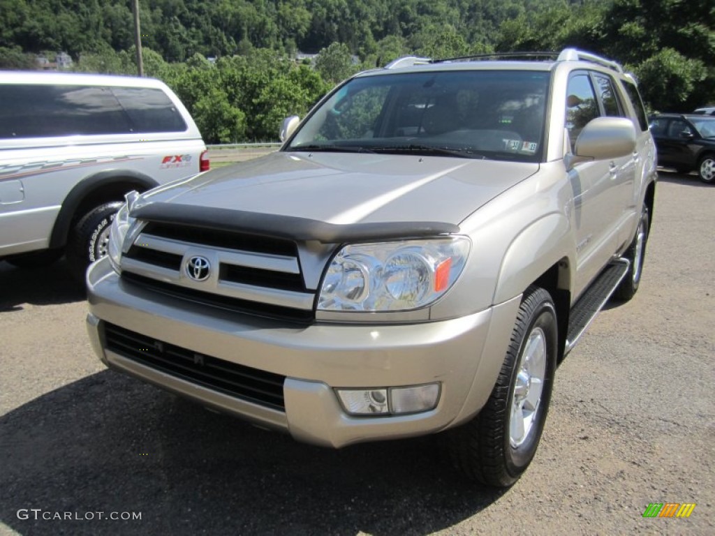 2004 4Runner Limited 4x4 - Dorado Gold Pearl / Stone photo #12