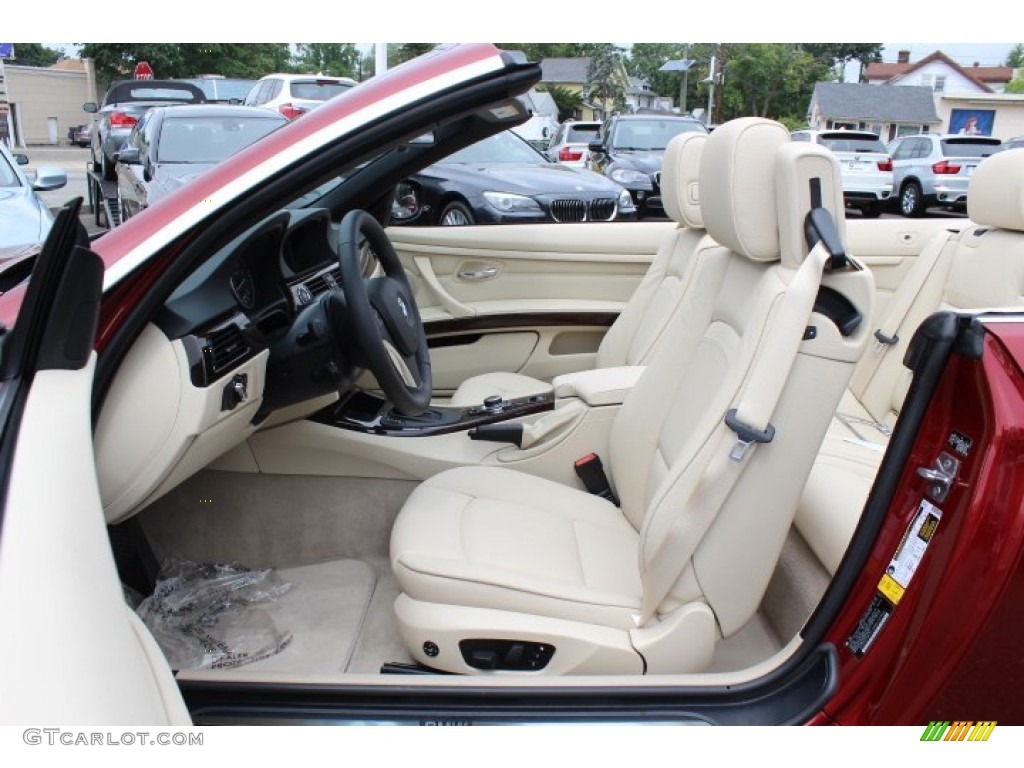 2011 3 Series 328i Convertible - Vermillion Red Metallic / Cream Beige photo #11