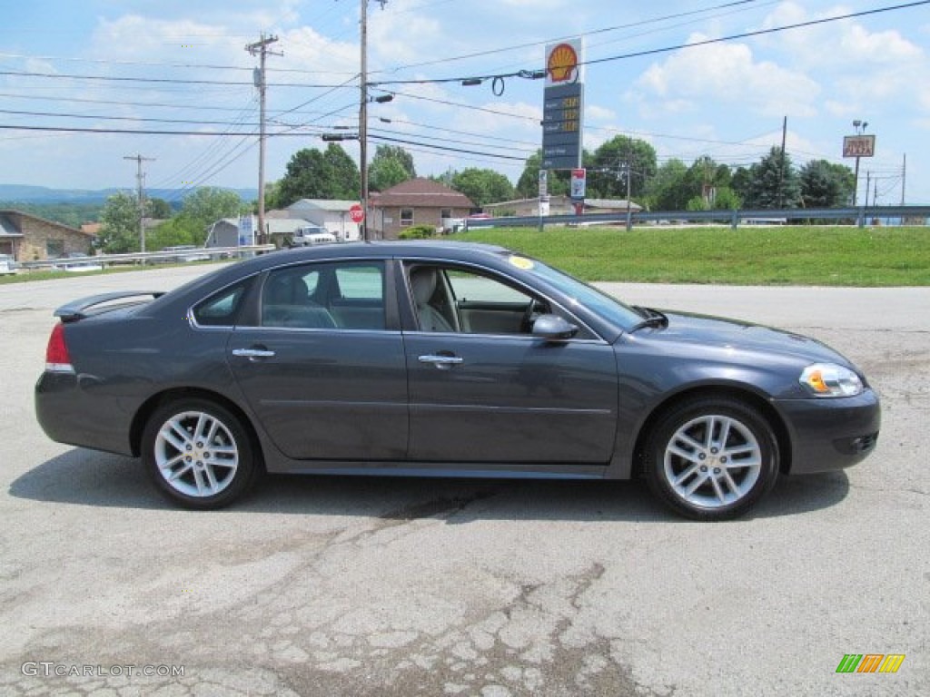 2011 Impala LTZ - Cyber Gray Metallic / Gray photo #10