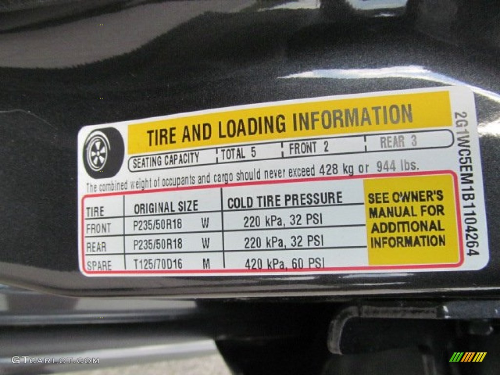 2011 Impala LTZ - Cyber Gray Metallic / Gray photo #27