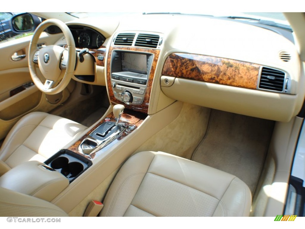 2008 Jaguar XK XK8 Coupe Caramel Dashboard Photo #66833795