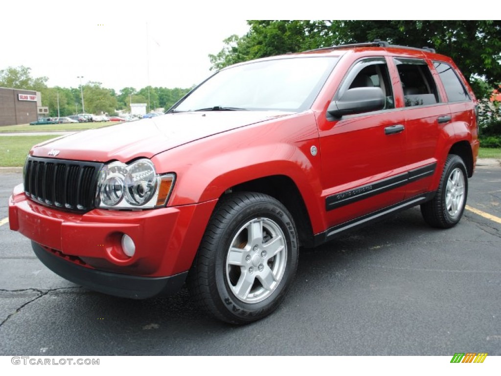 Inferno Red Crystal Pearl 2005 Jeep Grand Cherokee Laredo 4x4 Exterior Photo #66834824