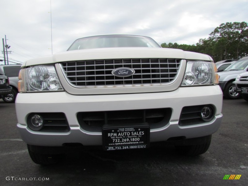 2002 Explorer Limited 4x4 - White Pearl / Medium Parchment photo #2