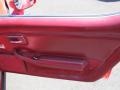 Dark Red 1982 Chevrolet Corvette Coupe Door Panel
