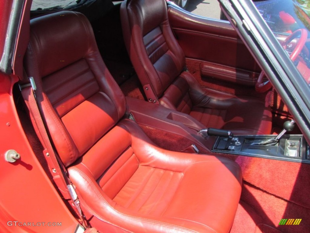 1982 Chevrolet Corvette Coupe Front Seat Photo #66835709