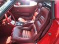 1982 Chevrolet Corvette Dark Red Interior Interior Photo