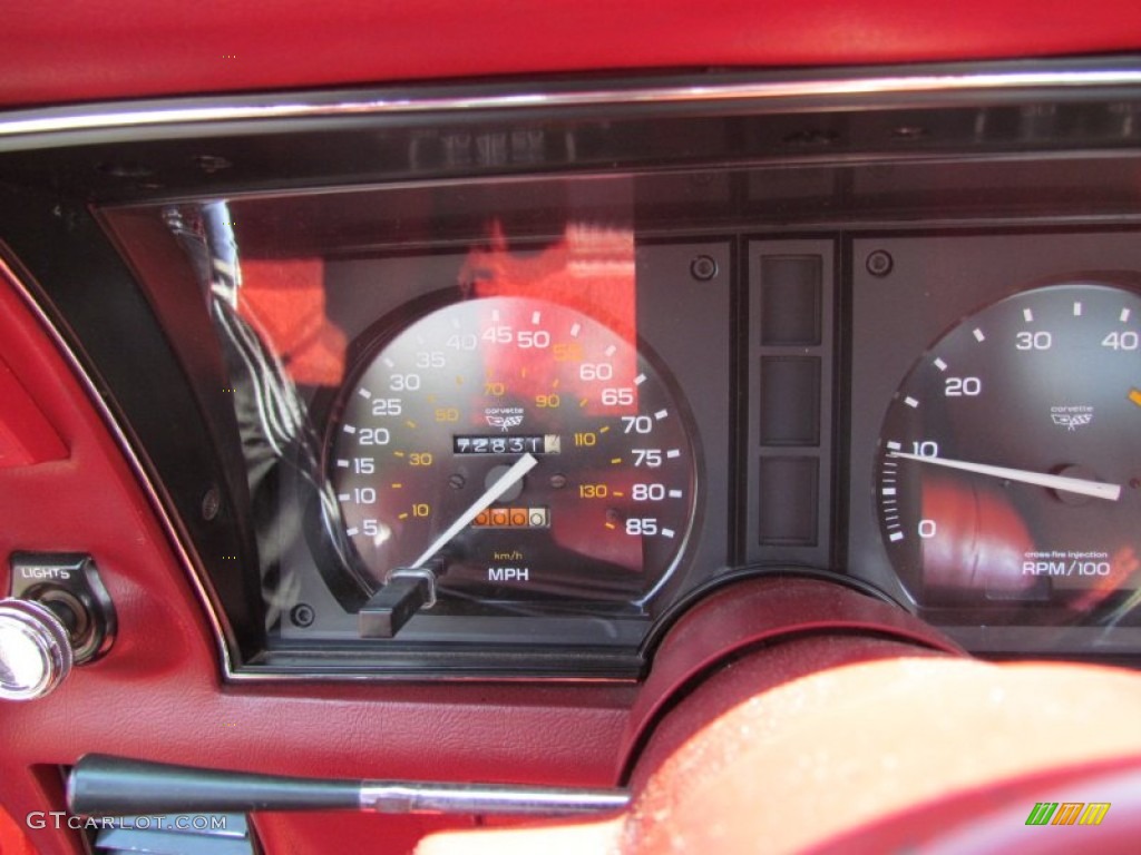1982 Chevrolet Corvette Coupe Gauges Photo #66835880