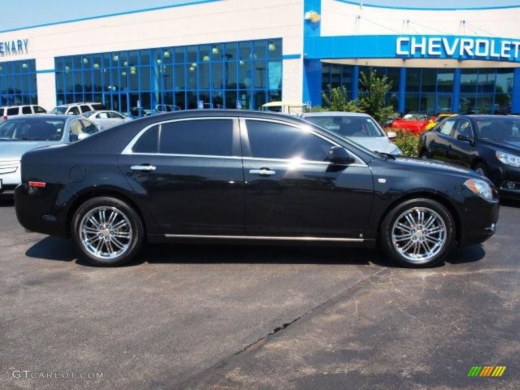 2008 Malibu LTZ Sedan - Black Granite Metallic / Cocoa/Cashmere Beige photo #1