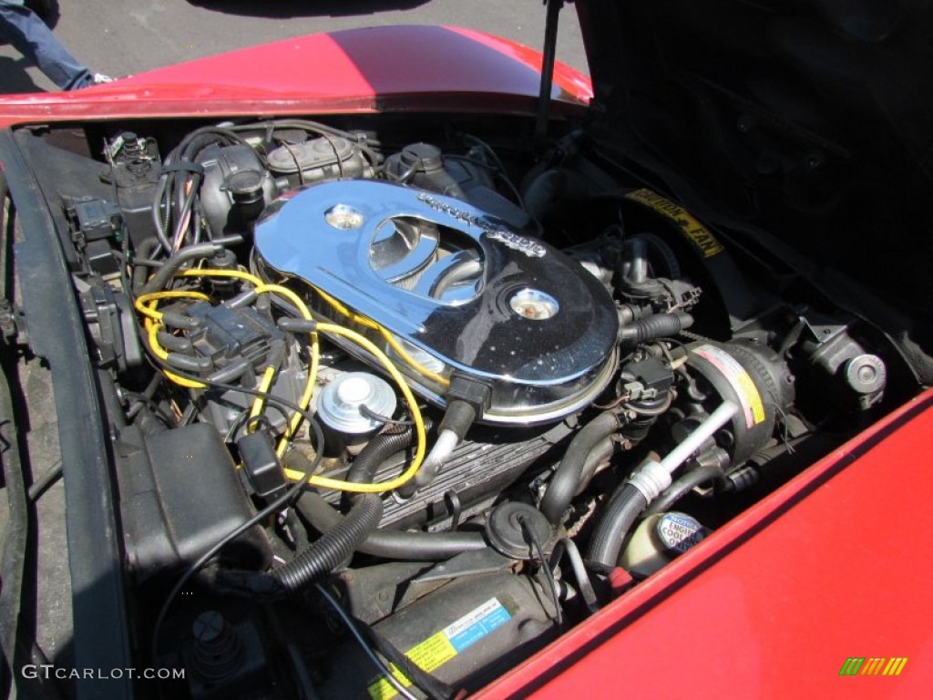 1982 Chevrolet Corvette Coupe 350 cid OHV 16-Valve V8 Engine Photo #66835934