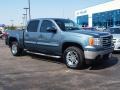 2008 Stealth Gray Metallic GMC Sierra 1500 SLE Crew Cab 4x4  photo #2