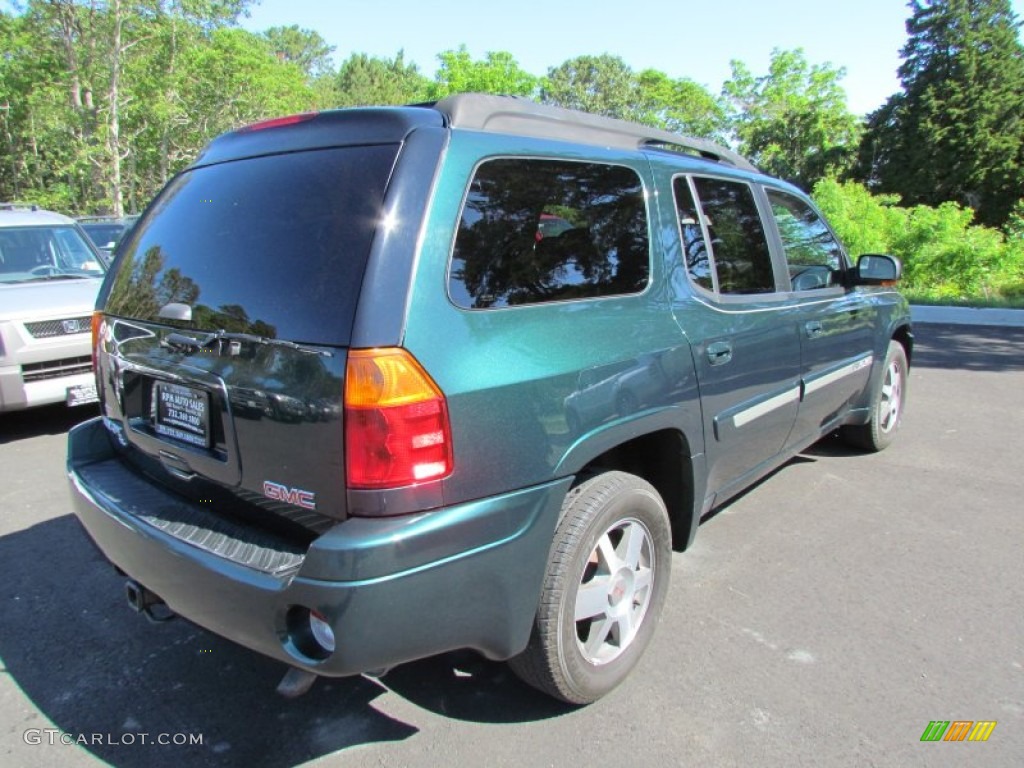 2005 Envoy XL SLT 4x4 - Emerald Jewel Green Metallic / Light Tan/Ebony photo #7