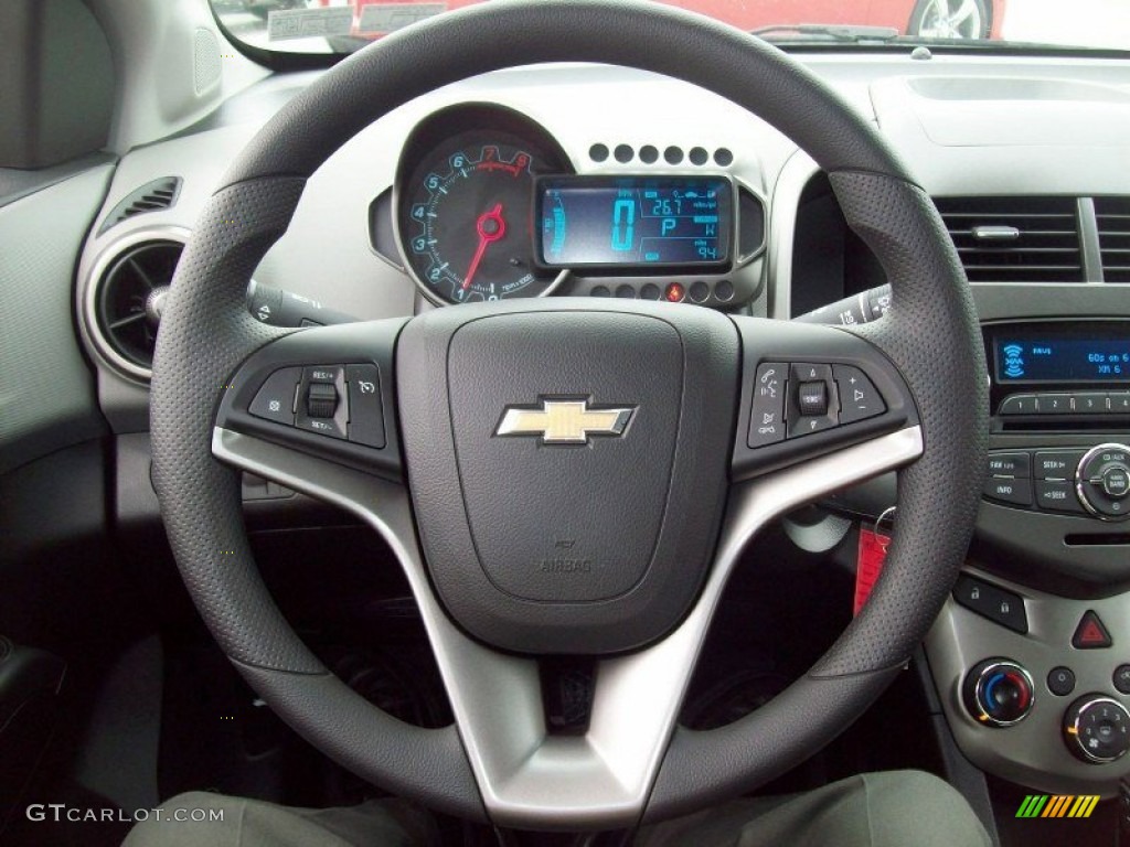 2012 Sonic LT Sedan - Summit White / Jet Black/Dark Titanium photo #22