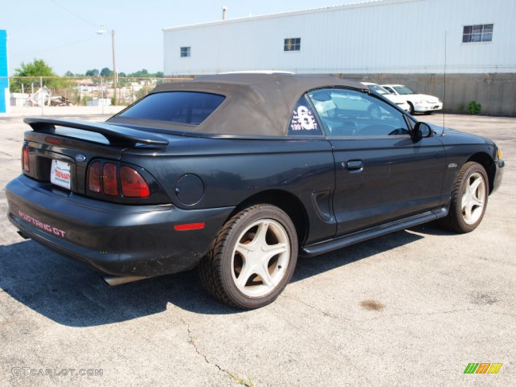 Black 1997 Ford Mustang GT Convertible Exterior Photo #66836879
