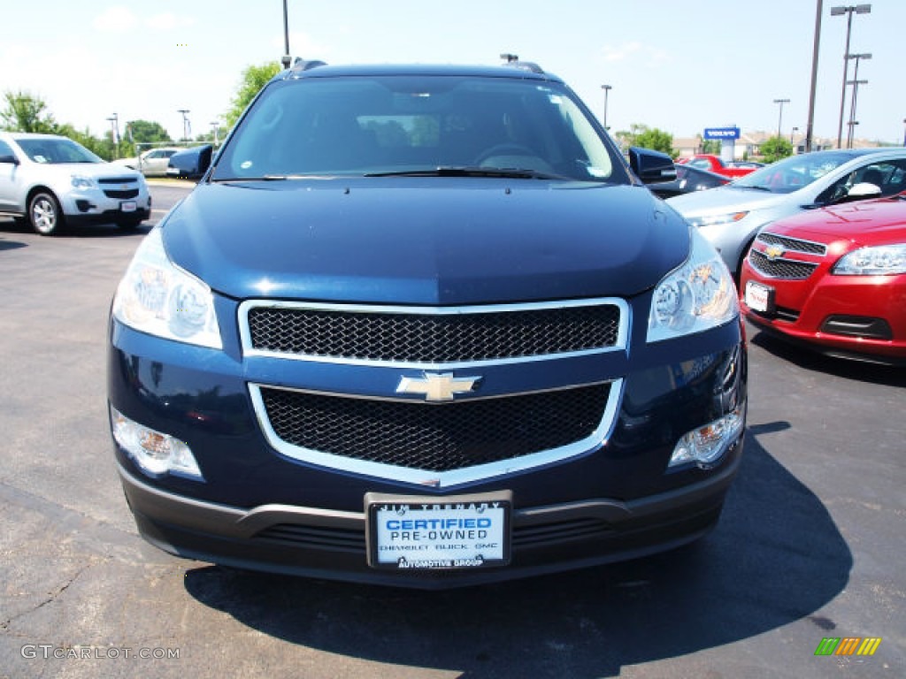 2010 Traverse LT - Dark Blue Metallic / Ebony photo #8