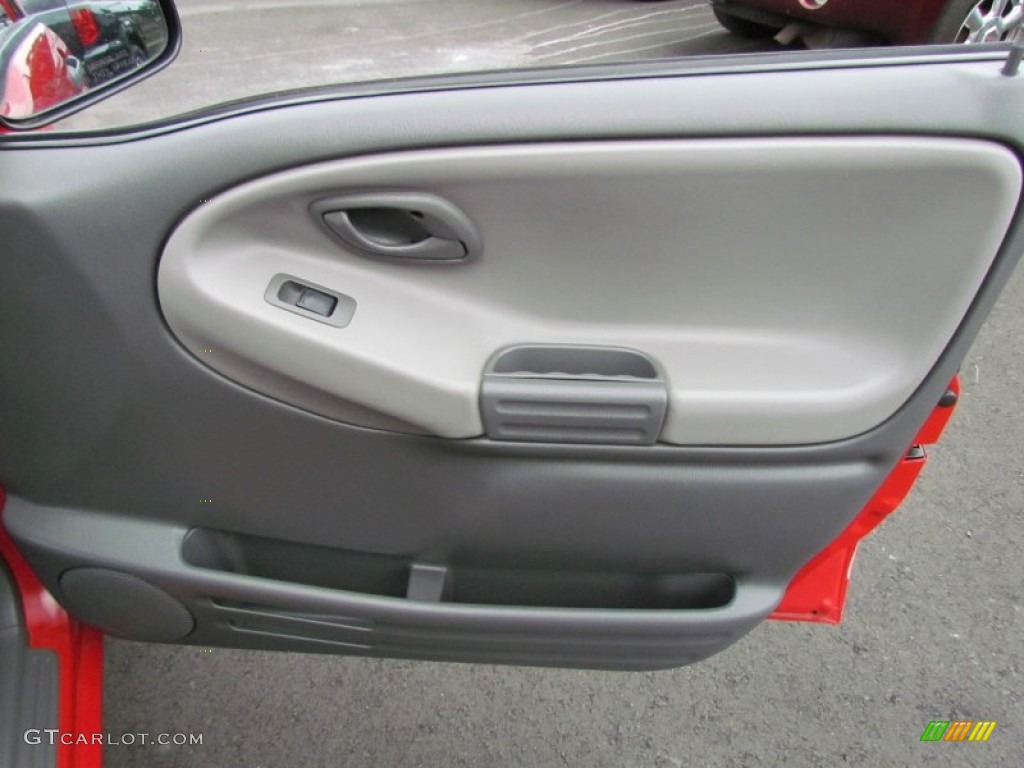 2003 Tracker 4WD Hard Top - Medium Red Metallic / Medium Gray photo #29