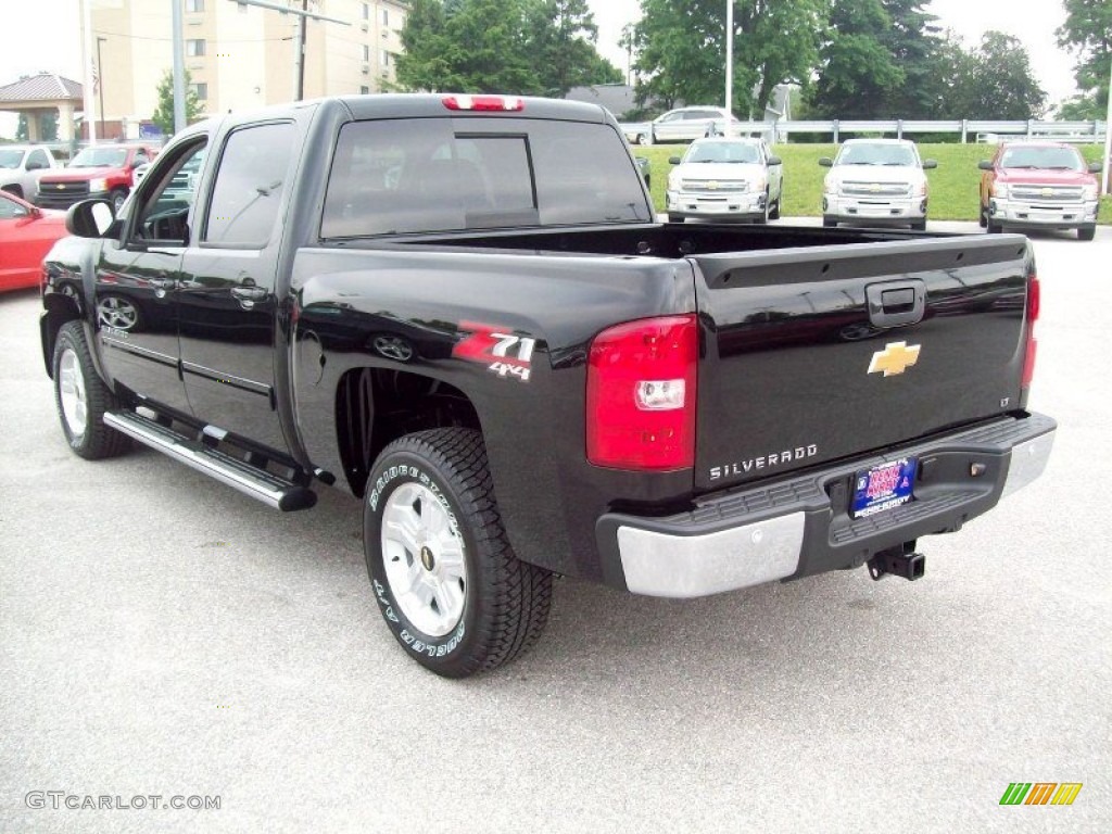 2012 Silverado 1500 LT Crew Cab 4x4 - Black Granite Metallic / Ebony photo #2