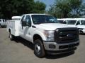 Oxford White 2012 Ford F350 Super Duty XL SuperCab 4x4 Commercial Exterior