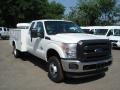 2012 Oxford White Ford F350 Super Duty XL SuperCab 4x4 Commercial  photo #2