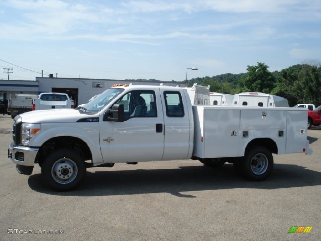 2012 F350 Super Duty XL SuperCab 4x4 Commercial - Oxford White / Steel photo #5