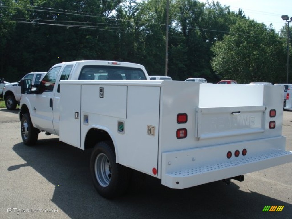 2012 F350 Super Duty XL SuperCab 4x4 Commercial - Oxford White / Steel photo #6