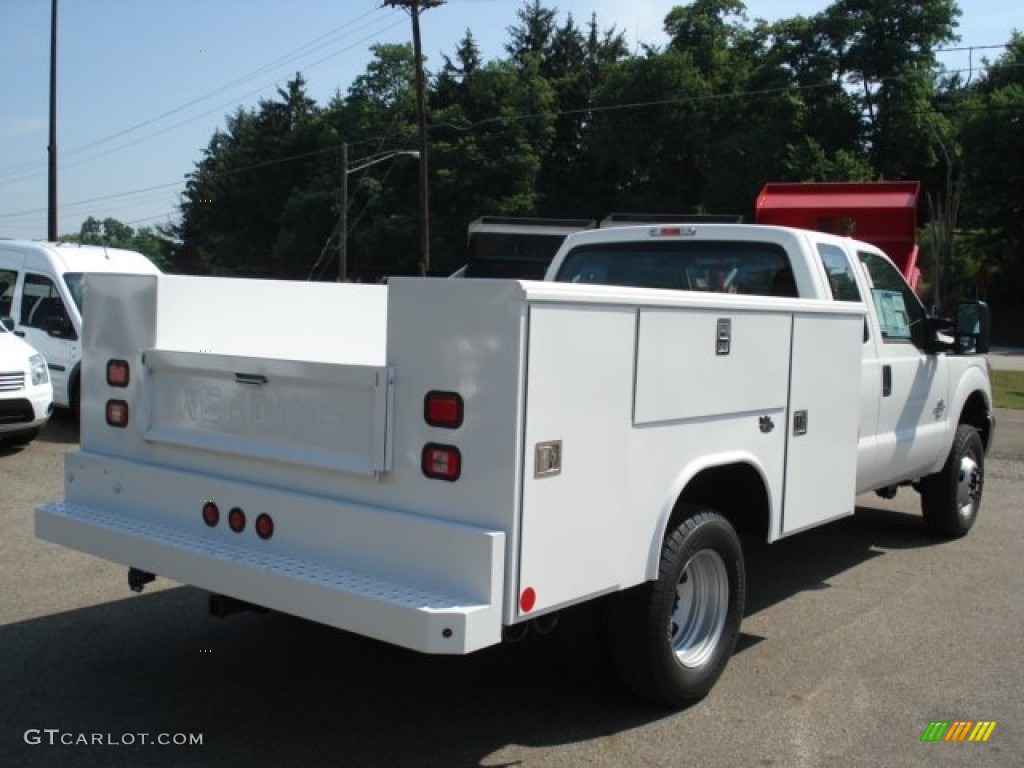 Oxford White 2012 Ford F350 Super Duty XL SuperCab 4x4 Commercial Exterior Photo #66837959