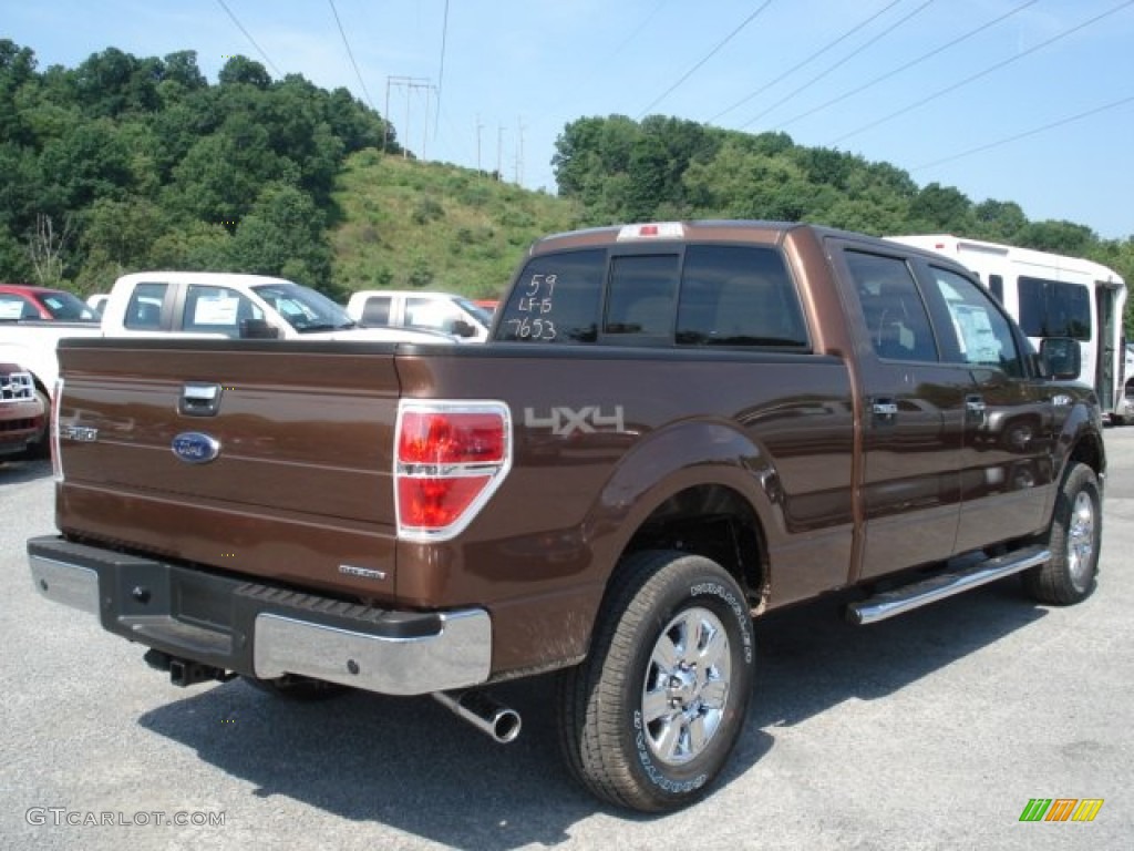 2012 F150 XLT SuperCrew 4x4 - Golden Bronze Metallic / Pale Adobe photo #8