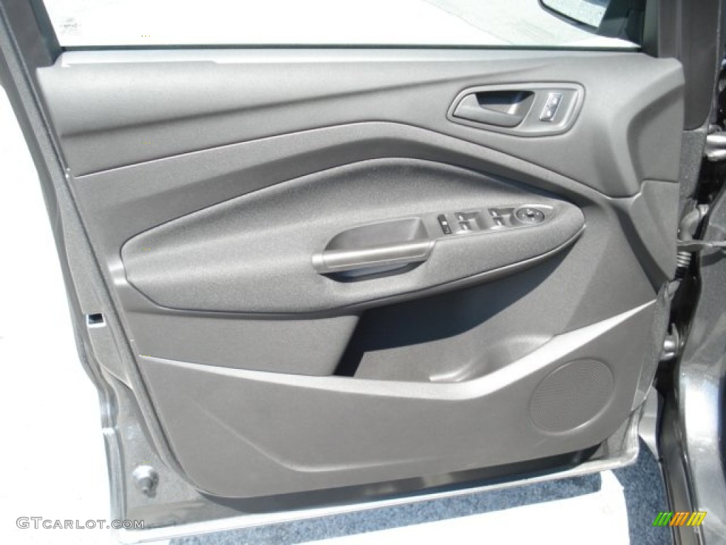 2013 Ford Escape S Charcoal Black Door Panel Photo #66839579