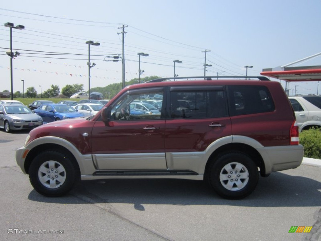 2004 Montero Limited 4x4 - Cambridge Red Pearl / Tan photo #2