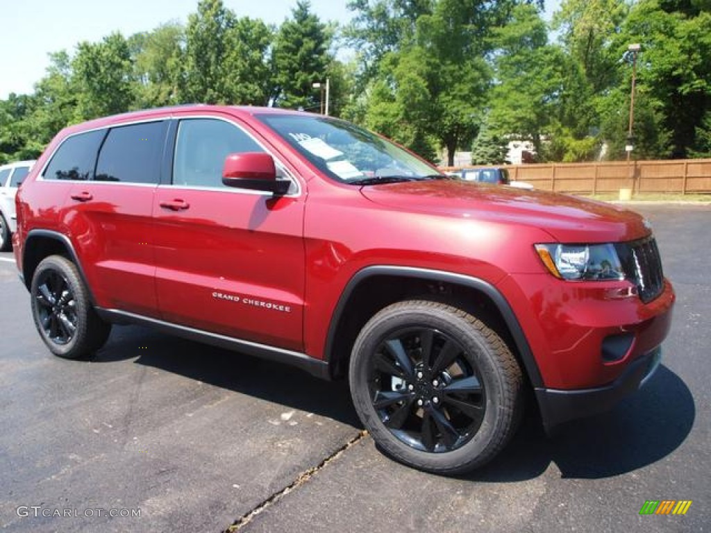 Deep Cherry Red Crystal Pearl 2012 Jeep Grand Cherokee Altitude 4x4 Exterior Photo #66840077