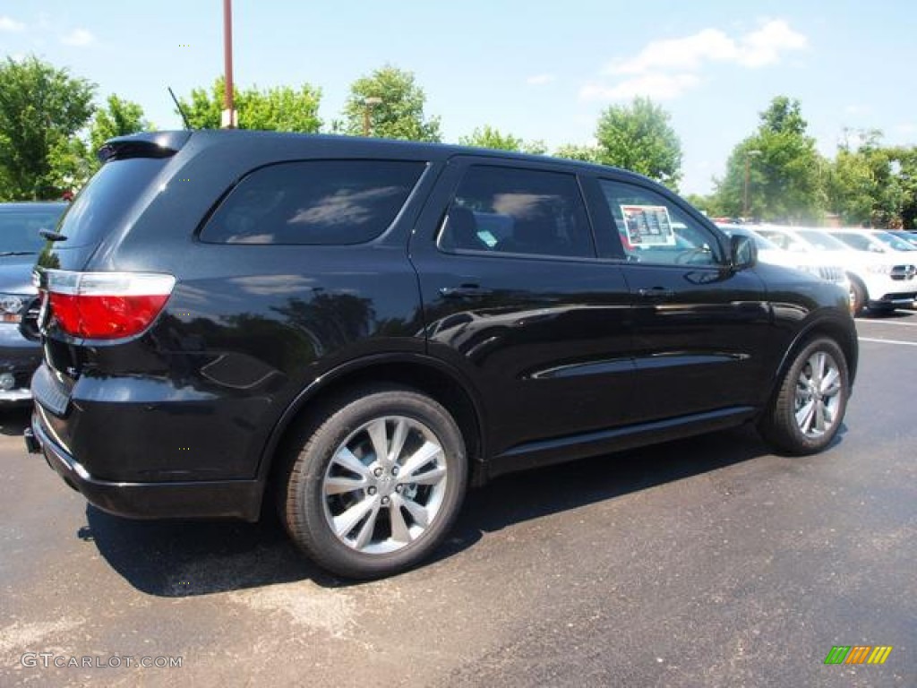 Brilliant Black Crystal Pearl 2012 Dodge Durango R/T AWD Exterior Photo #66841445