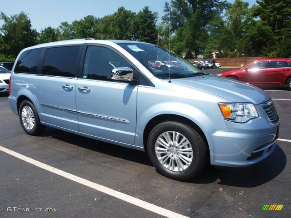 Crystal Blue Pearl 2012 Chrysler Town & Country Limited Exterior Photo #66841664