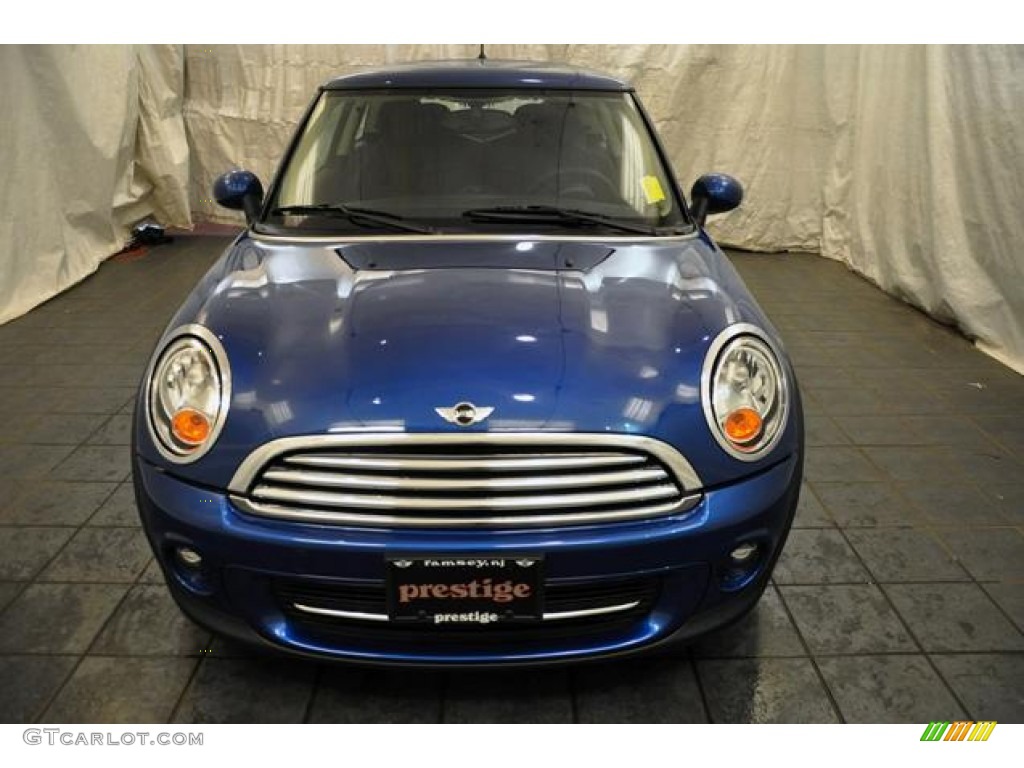 2012 Cooper Hardtop - Lightning Blue Metallic / Carbon Black photo #18