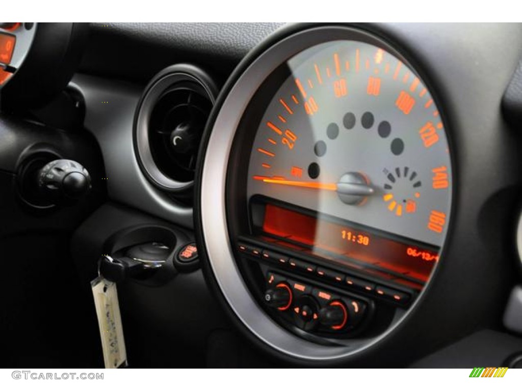 2012 Cooper Hardtop - Lightning Blue Metallic / Carbon Black photo #30