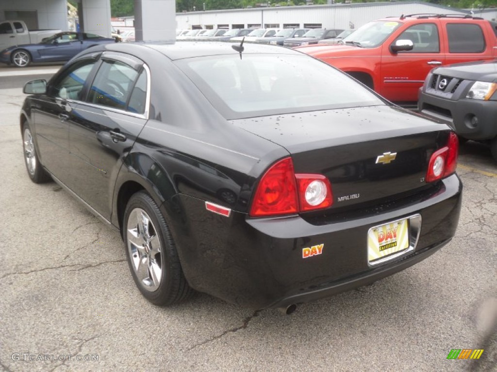 2009 Malibu LT Sedan - Black Granite Metallic / Ebony photo #6