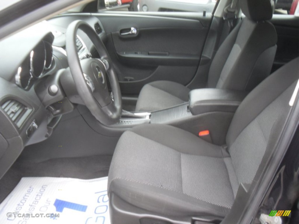 2009 Malibu LT Sedan - Black Granite Metallic / Ebony photo #7