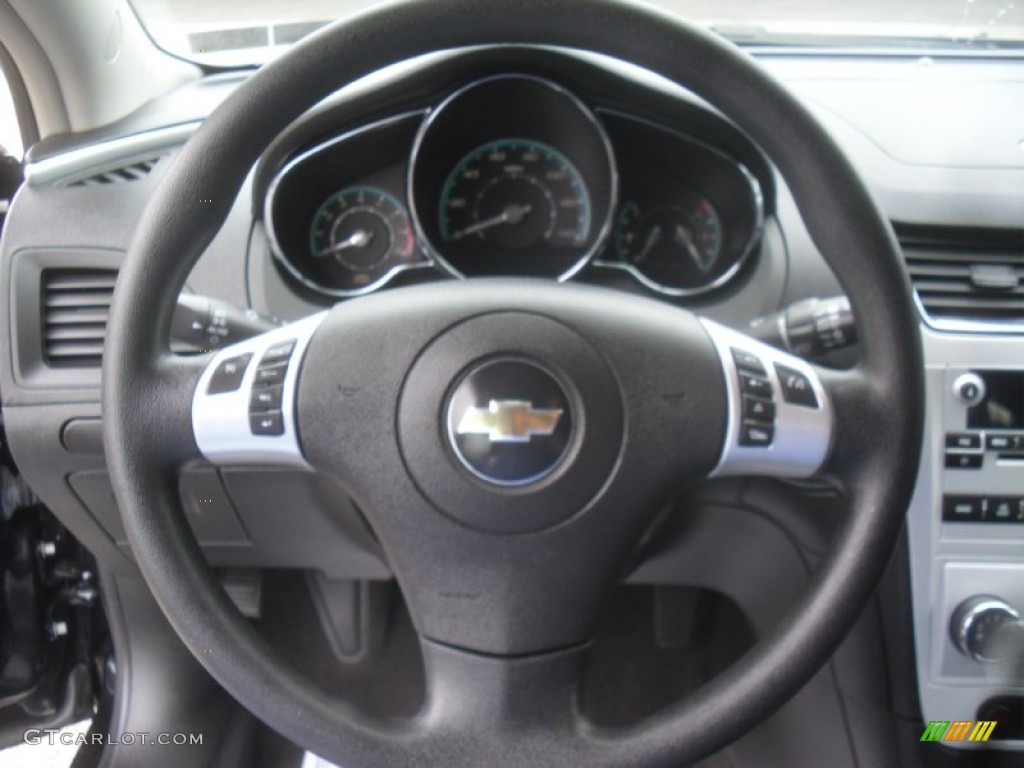 2009 Malibu LT Sedan - Black Granite Metallic / Ebony photo #14